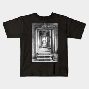 The Southern Gallery, Angkor Wat - BW Kids T-Shirt